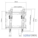 Bracket 23''-43'' Wall Mount Tilt Fixed, 45Kg - Image 3