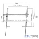 Bracket 37" -  80" Wall Mount Fixed, 45Kg - Image 3