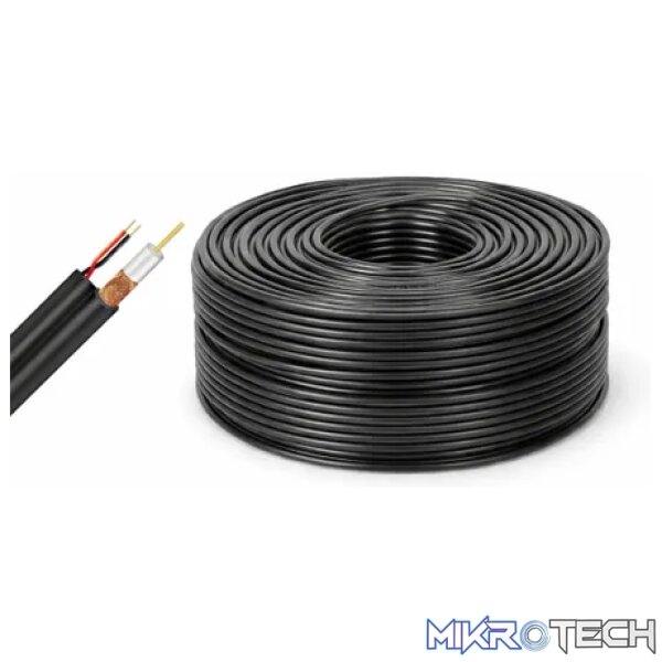 Cattex 100M RG59 Cable with Eletric Rip Cord Cattex 100M RG59 Cable with Eletric Rip Cord