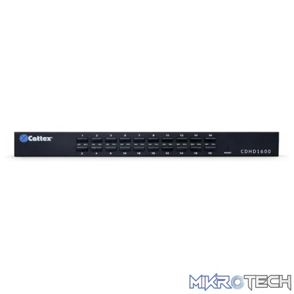Cattex 16 Port HDMI Rack Mountable KVM Console - Networking - Image 2