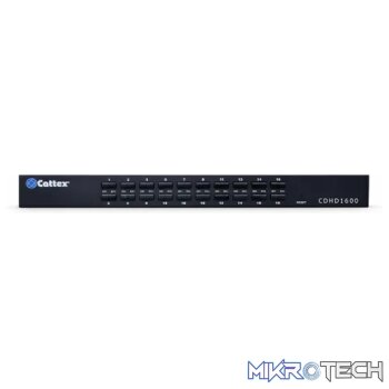 Cattex 16 Port HDMI Rack Mountable KVM Console - Networking