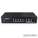 Cattex 4 Port 1GE PoE Switch with 2 x RJ45 1GE and 1 x 1GE SFP Uplink - Image 2