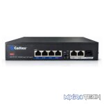 Cattex 4 Port 1GE PoE Switch with 2 x RJ45 1GE and 1 x 1GE SFP Uplink - Image 4