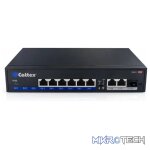 Cattex 8 Port 1GE PoE Switch with 2 x RJ45 1GE and 1 x 1GE SFP Uplink