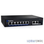 Cattex 8 Port 1GE PoE Switch with 2 x RJ45 1GE and 1 x 1GE SFP Uplink - Image 3