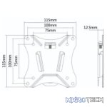 Cattex Bracket 13" -  27" Wall Mount Fixed, 25Kg - Components - Image 3