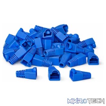 Cattex CAT5 RJ45 Blue Boot Sleeves 50 packet - Networking