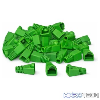 Cattex CAT5 RJ45 Green Boot Sleeves 50 Packet - Networking