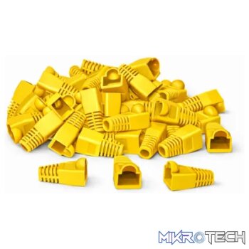 Cattex CAT5 RJ45 Yellow Boot Sleeves Loose - Networking