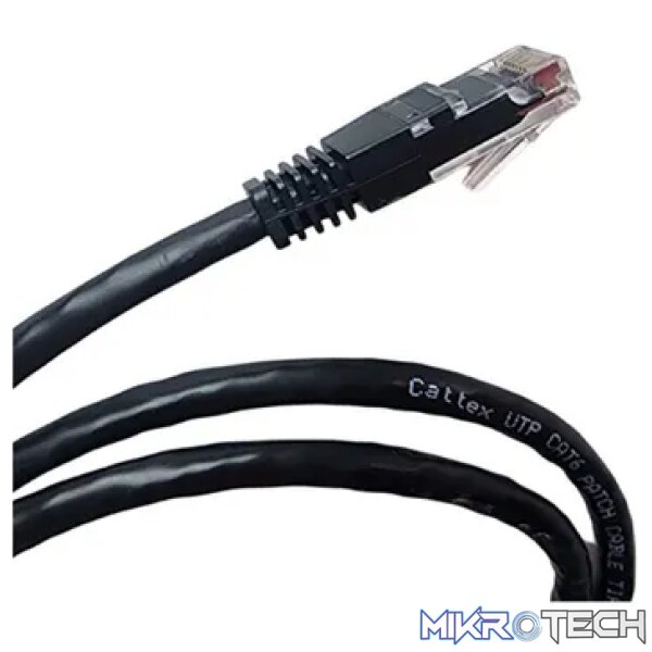 Cattex CAT5e Black Leads 3m - Networking - Image 3