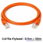 Cattex CAT5e Orange Leads 1m - Networking