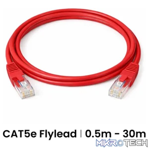 Cattex CAT5e Red Leads 2m - Networking - Image 2