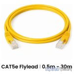 Cattex CAT5e Yellow Leads 3m - Networking