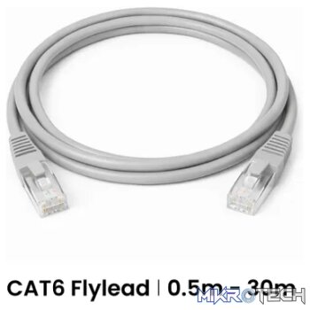 Cattex CAT6 Leads Grey 2m - Networking
