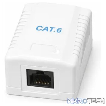 Cattex CAT6 Single Wall Box - Networking