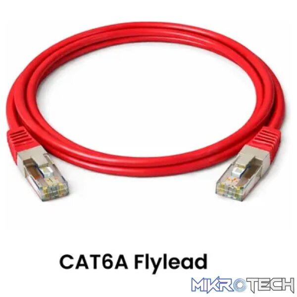 Cattex CAT6A Leads Red 3m - Networking Cattex CAT6A Leads Red 3m - Networking