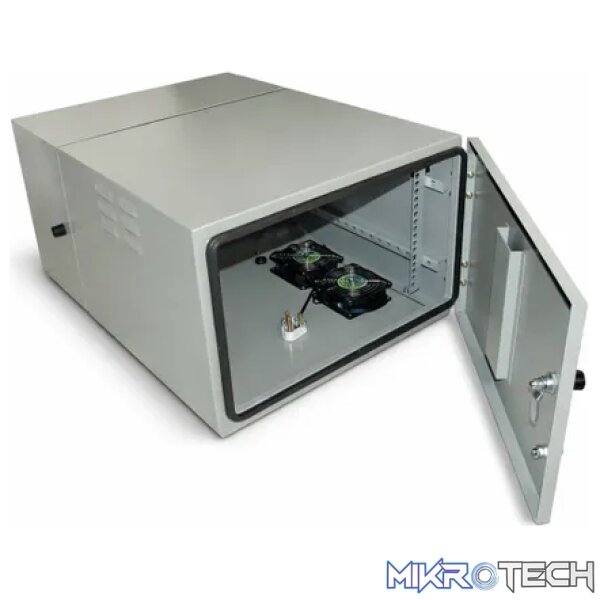 Cattex IP55 4U Swing Frame Wall Mount 19" Outdoor Grey 600mmx550mm (Fans not Incl) - Networking - Image 4