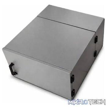 Cattex IP55 4U Swing Frame Wall Mount 19" Outdoor Grey 600mmx550mm (Fans not Incl) - Networking