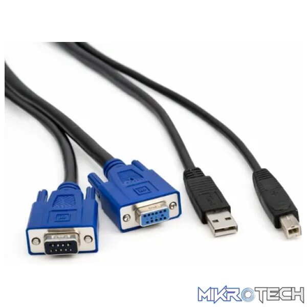 Cattex KVM VGA+USB Cable 3M - Accessories Cattex KVM VGA+USB Cable 3M - Accessories