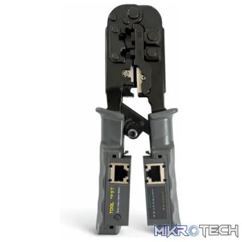 Cattex RJ45 Crimp Tool with Tester - Networking