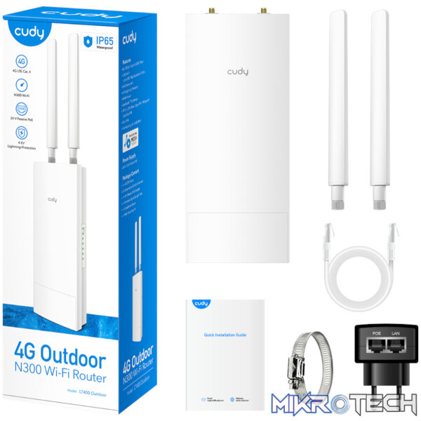 Cudy LT400 4G LTE N300 300Mbps Wi-Fi Outdoor Router - Image 5