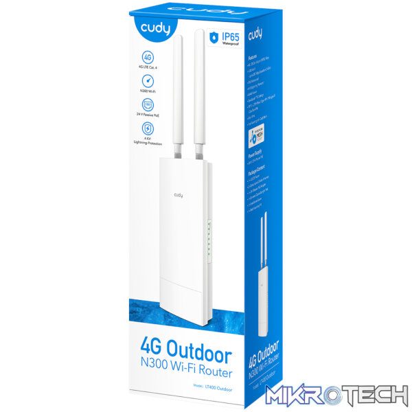 Cudy LT400 4G LTE N300 300Mbps Wi-Fi Outdoor Router - Image 6