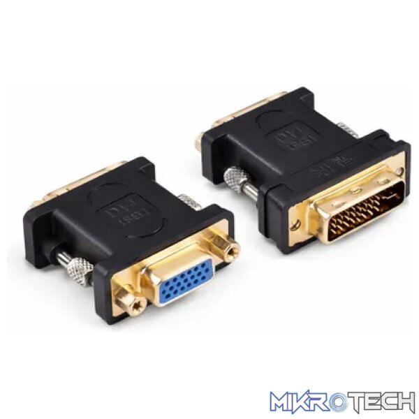 DVI(24+5) Male to VGA Female Adapter - Components DVI(24+5) Male to VGA Female Adapter - Components