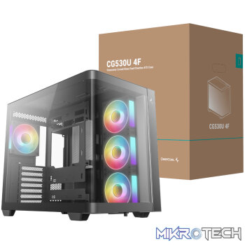 DeepCool CG530U 4F ATX Gaming Chassis - Black