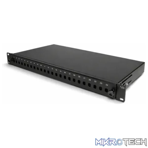 Fibre Splice Tray + 24 Port ST Faceplate - Fibre - Image 4