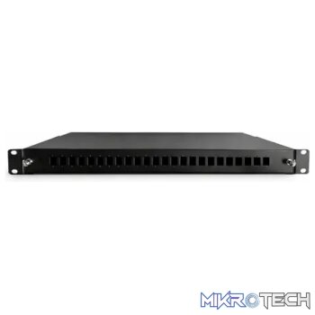 Fibre Splice Tray + 24 Port ST Faceplate - Fibre