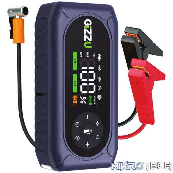 Gizzu 4-in-1 Jump Starter and Air Compressor Gizzu 4-in-1 Jump Starter and Air Compressor