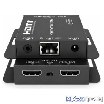 HDMI Extender 50m over CAT5e/6 with Loop and IR - Components