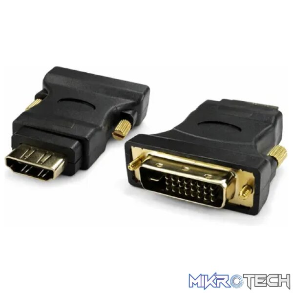 HDMI to DVI (HDMI Male - DVI-D Male) Black - Components HDMI to DVI (HDMI Male - DVI-D Male) Black - Components