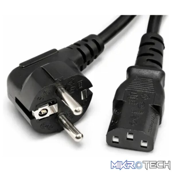 IEC 2Pin Single Power Cable 1.8m - Components IEC 2Pin Single Power Cable 1.8m - Components