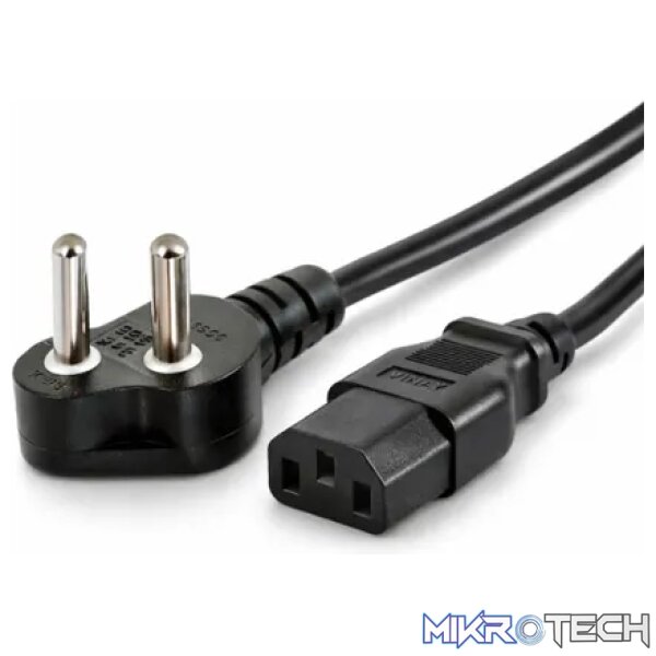 IEC 3Pin Single Power Cable 1.8m - Components IEC 3Pin Single Power Cable 1.8m - Components