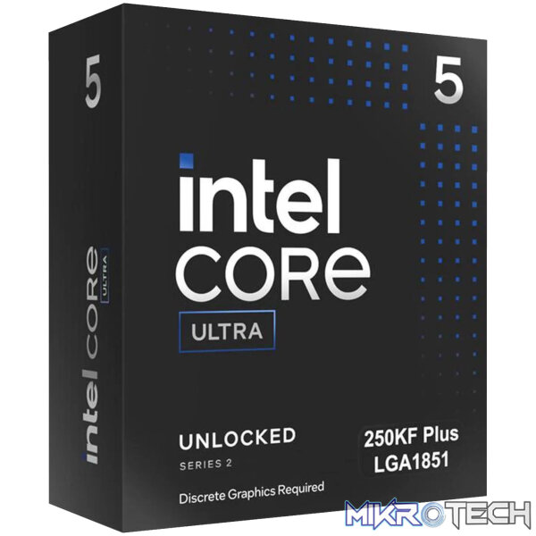 Intel Ultra 5 250KF PLUS 4.2GHz LGA1851 18-core CPU Intel Ultra 5 250KF PLUS 4.2GHz LGA1851 18-core CPU