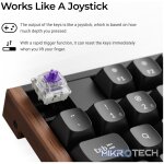 Keychron K10 HE 100% Wireless Magnetic Gaming Keyboard Nebula Switches – Black - Image 4