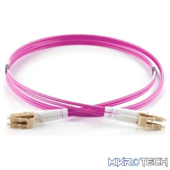 LC OM4 (50/125) Duplex Patch Cord 5M - Fibre