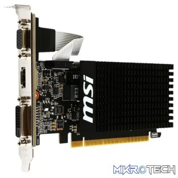 MSI Nvidia GeForce GT 710 2GD3H 2GB 64-BIT Graphics Card - Graphics Cards