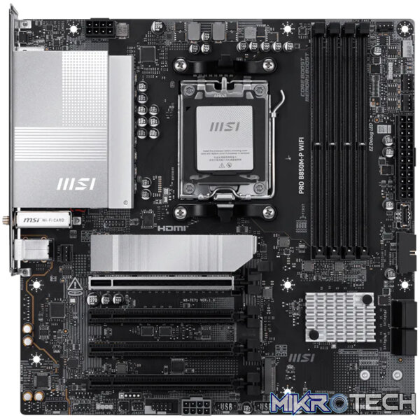 MSI PRO B850M-P WIFI AM5 mATX Motherboard - Image 2