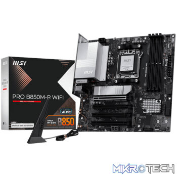 MSI PRO B850M-P WIFI AM5 mATX Motherboard