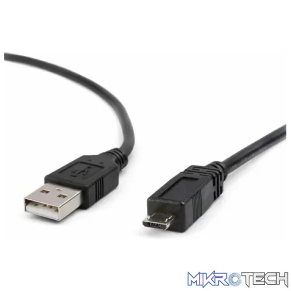 Micro USB 2M Cable Black - Components Micro USB 2M Cable Black - Components