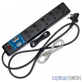 Multiplug 4W + ADSL + Gig POE Protector - Surge