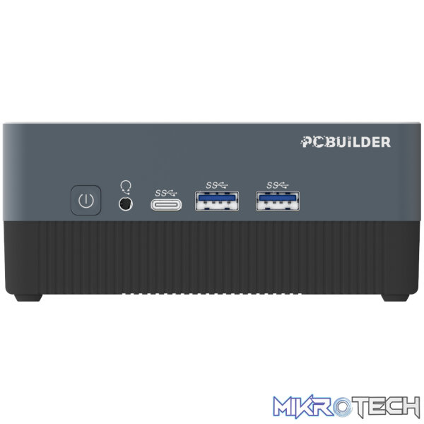 PCBuilder CUBE Intel N100 8GB DDR4 128GB ChromeOS Flex Mini PC - Image 2