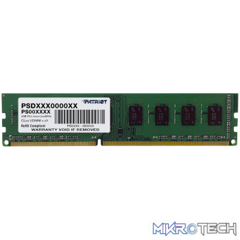 Patriot Signature Line 4GB 1600MHz DDR3L Single Rank Desktop Memory