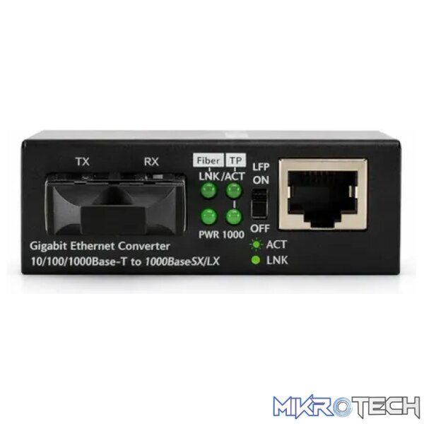 Planet 10/100/1000Base-T to 1000Base-SX Media Converter (SC,MM) - 220/550m - Networking - Image 3