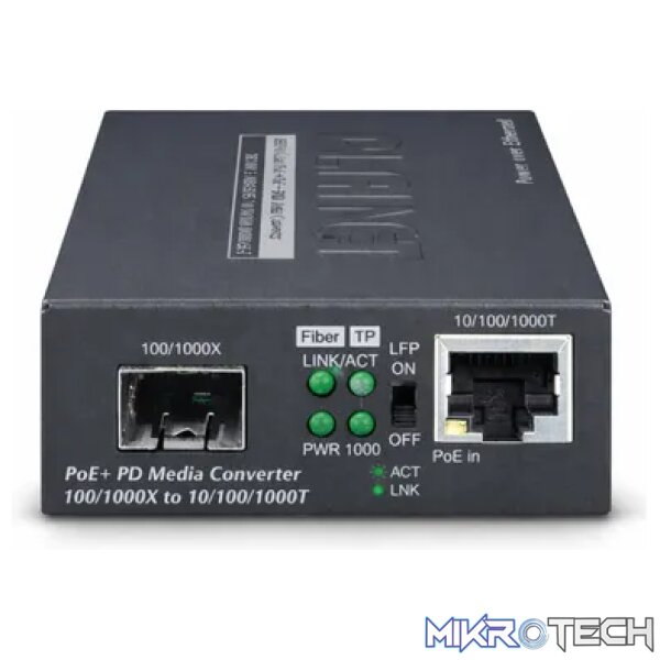 Planet 10/100/1000Base-T to 1000FX (SFP) Media Converter - Networking - Image 4
