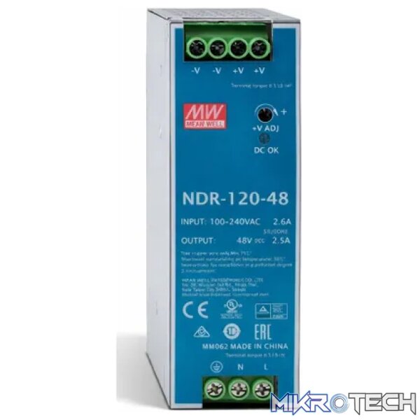 Planet 120W DIN-RAIL Power Supply 48V - Networking Planet 120W DIN-RAIL Power Supply 48V - Networking