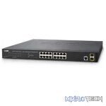 Planet 16-Port Layer 2 Managed Gigabit Ethernet Switch W/2 SFP Interfaces - Networking - Image 3