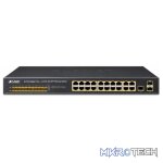 Planet 24-Port 10/100/1000T 802.3at PoE & 2-Port 1000 Gigabit - Networking
